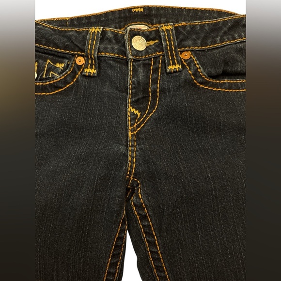 Y2K True Religion Becky Big T Straight Leg Jeans- Size 30 - Picture 5 of 6